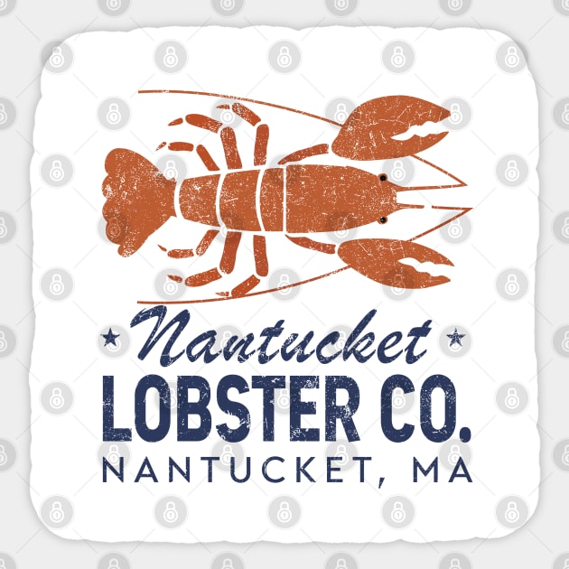 Nantucket vintage tshirt Sticker by buffalodrygoods